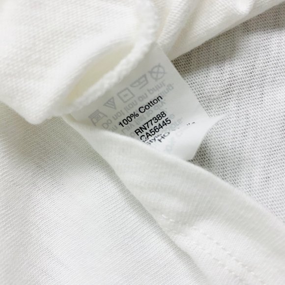 J.Crew Collector | White Plaid Tartan Elephant Graphic Patch Short Sleeve Tee - Picture 2 of 6